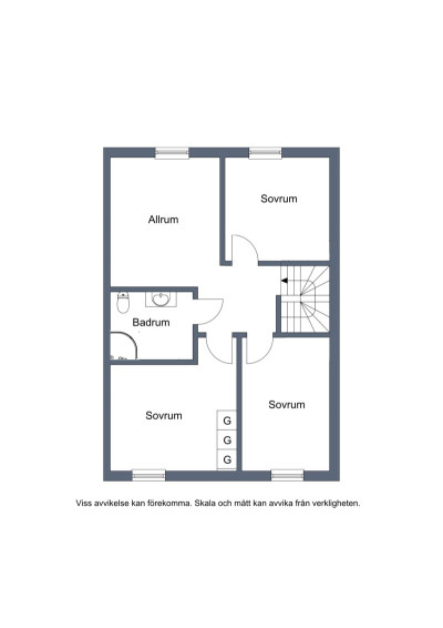 Övre plan Siriusgatan 20C