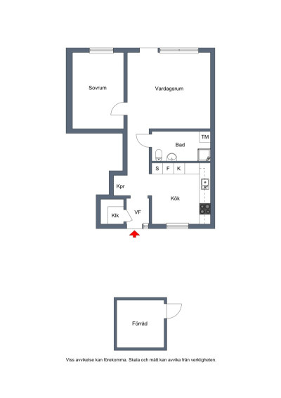 Planritning Snipgränd 121