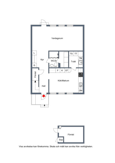 Entréplan Lodjursvägen 50