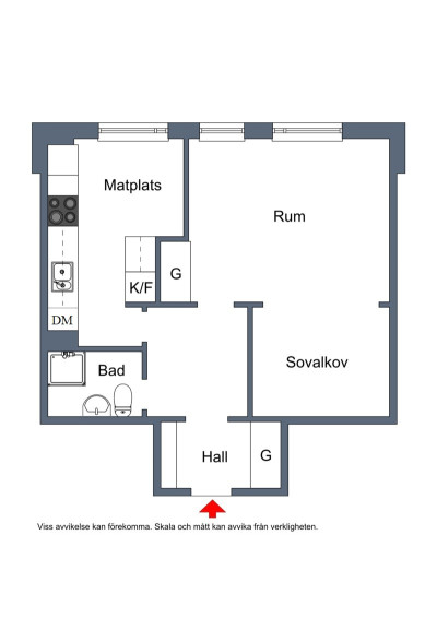 Planritning Näckrosvägen 17