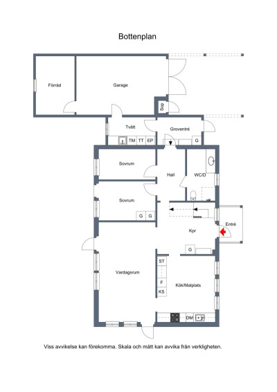 Planritning Vallstigen 9