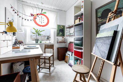 Sovrum/kontor nere Vallstigen 9