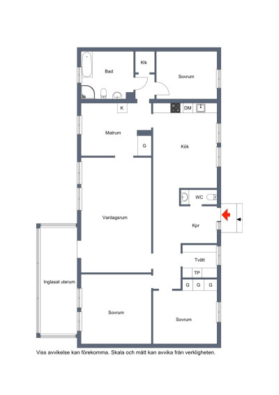 Planlösning Björnbärsvägen 18