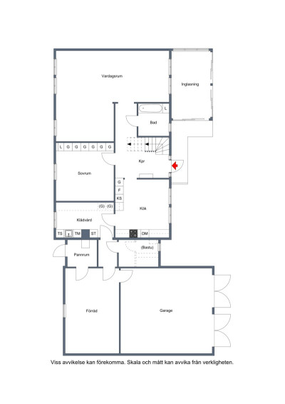 Planritning Utlastargränd 11