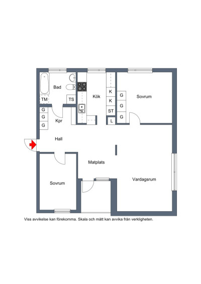 Planritning Kemigränd 28