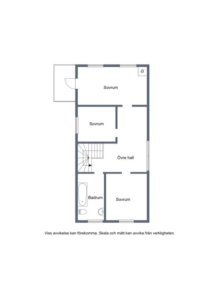 Övre plan Körsbärsvägen 18