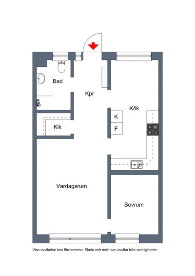 Planritning Östermalmsgatan 20E