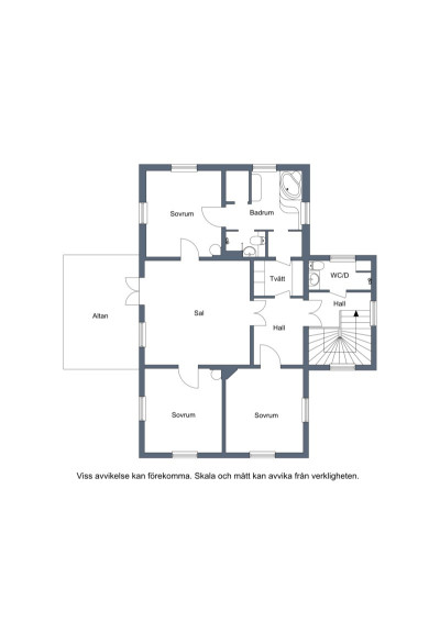 Övre plan Häradsvägen 183