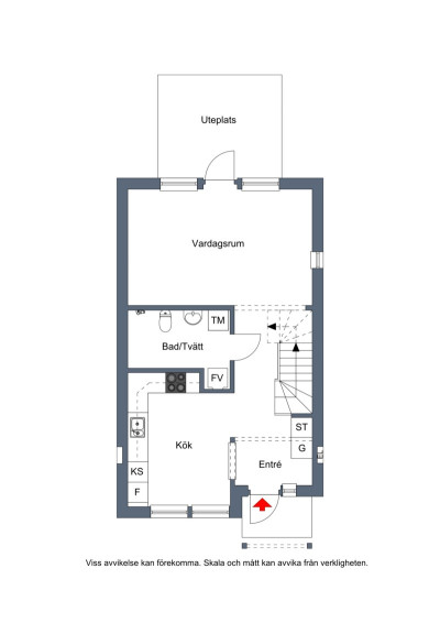 Planritning Älvans väg 11A