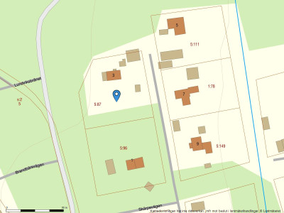 Fastighetskarta Skärpevägen 3