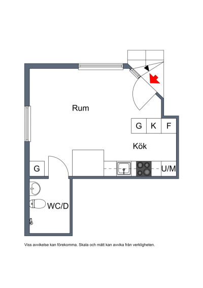 Planritning Östra Kyrkogatan 30A