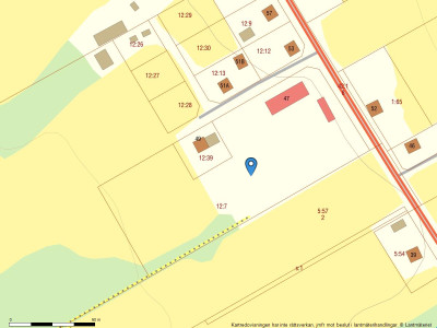 Fastighetskarta Västra Örträsk 47