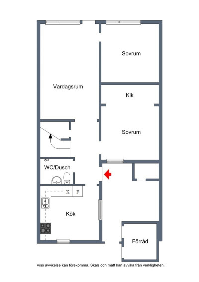 Entréplan Vargvägen 34B